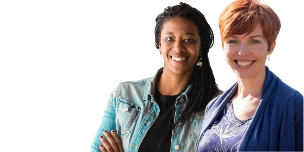 Natasha Johnson and Claire Bradford